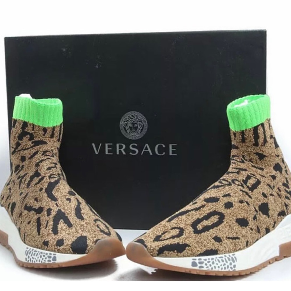Versace Chain sock Trainer NIB
